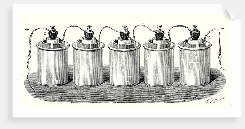 Bunsen's Battery by Anonymous