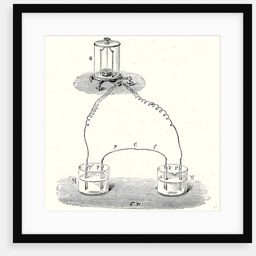 Faraday's Experiment Showing that the Contact of Two Metals Do Not Develop an Electric Current by Anonymous