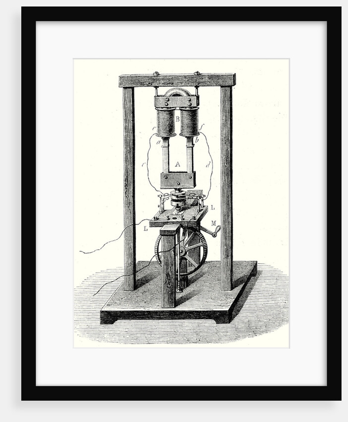 Pixii's Magneto-Electric Machine by Anonymous