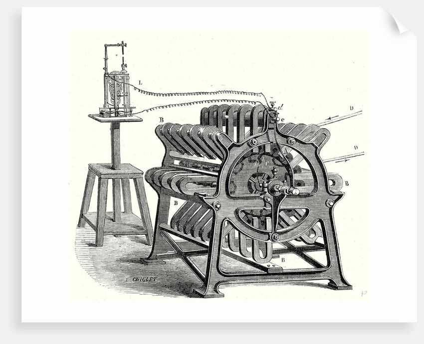 Magneto-Electric Machine from the Alliance Company by Anonymous