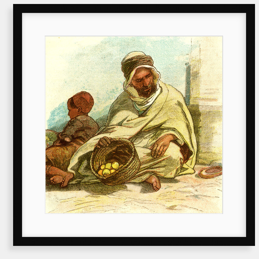 Kabyle Selling Lemons Algiers 1885 by Anonymous