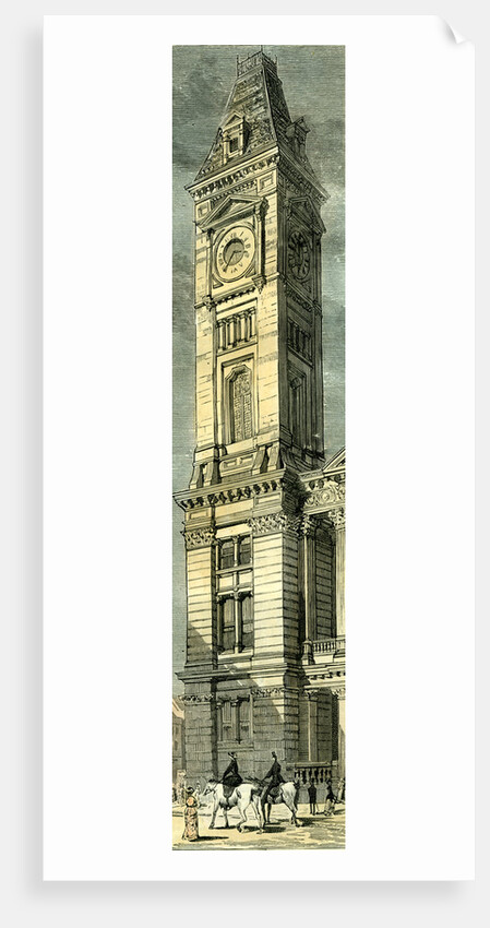 Birmingham the New Museum 1885 the Principal Entrance by Anonymous