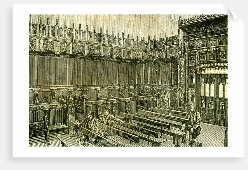 Aberdeen UK King's College Chapel 1885 by Anonymous