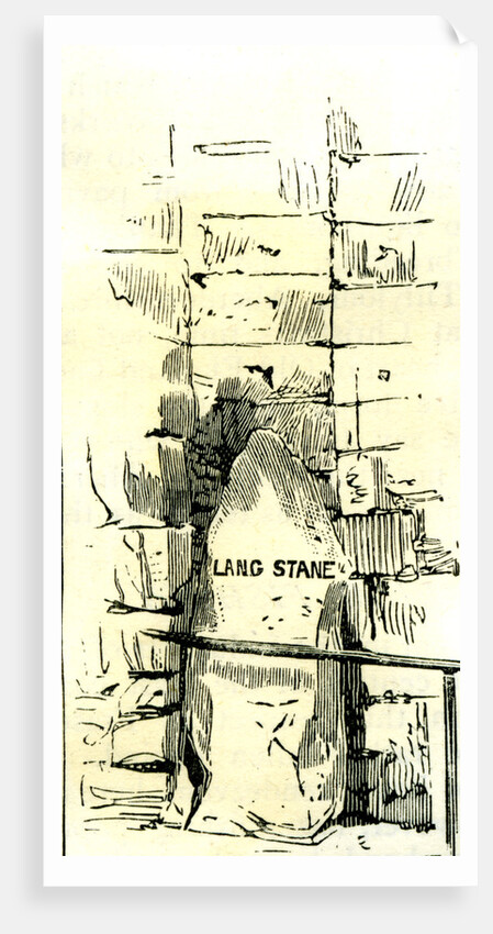 Aberdeen the Langstane in the Windmill Brae 1885 UK by Anonymous