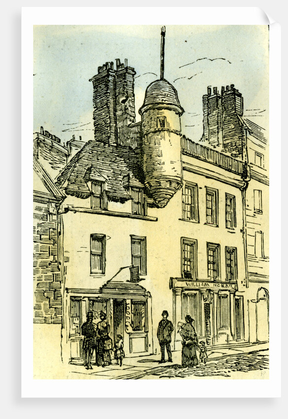 Aberdeen 1885 UK Byron's House in Broad Street by Anonymous