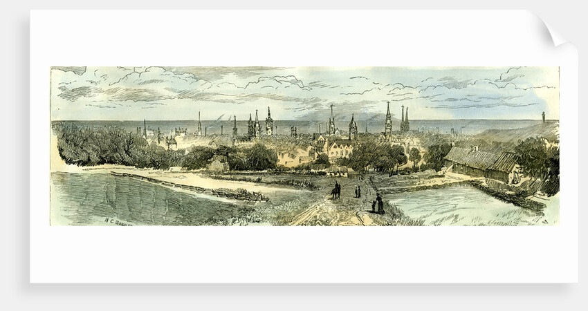 Aberdeen 1885 UK From the Rubislaw Road by Anonymous