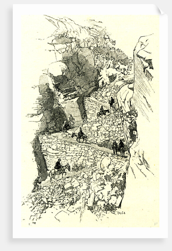 A Yosemite Trail 1891 USA by Anonymous