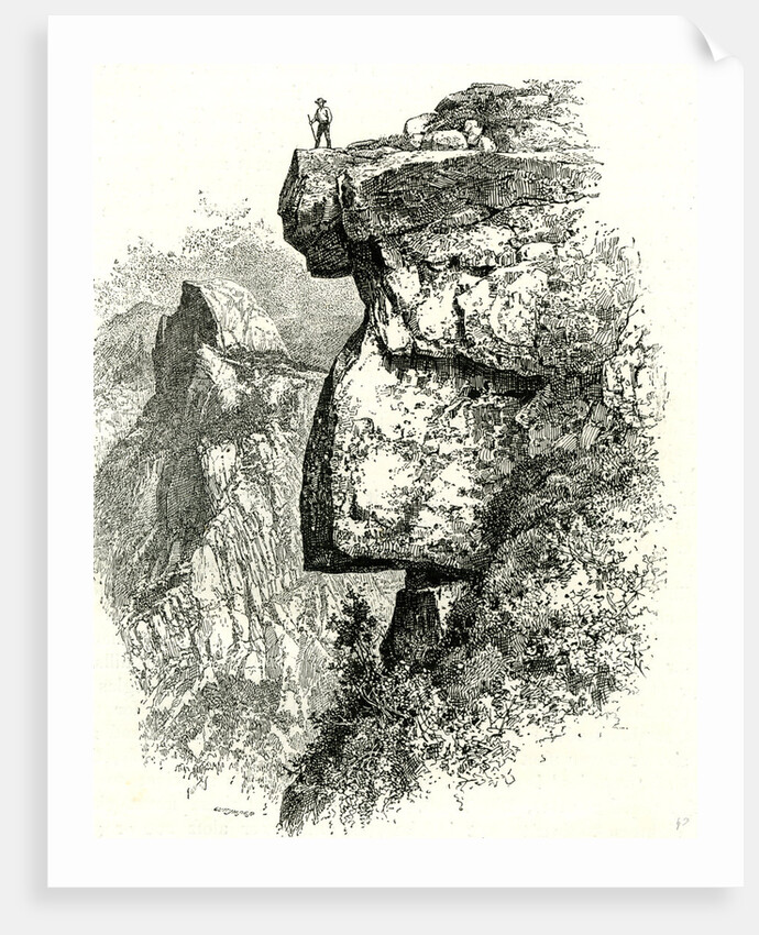 Yosemite Valley Upon Glacier Point USA 1891 by Anonymous