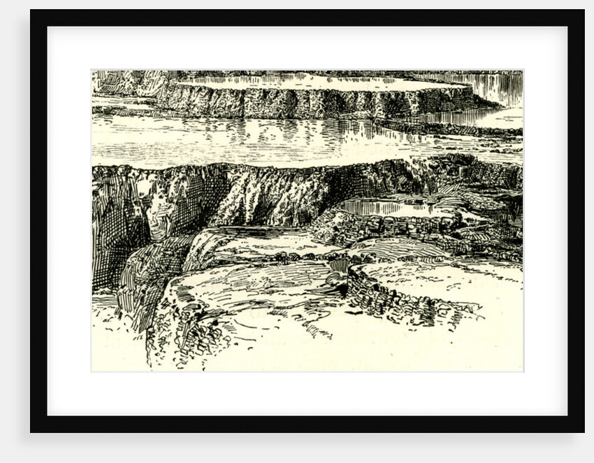 The Mammoth Hot Springs 1891 USA by Anonymous
