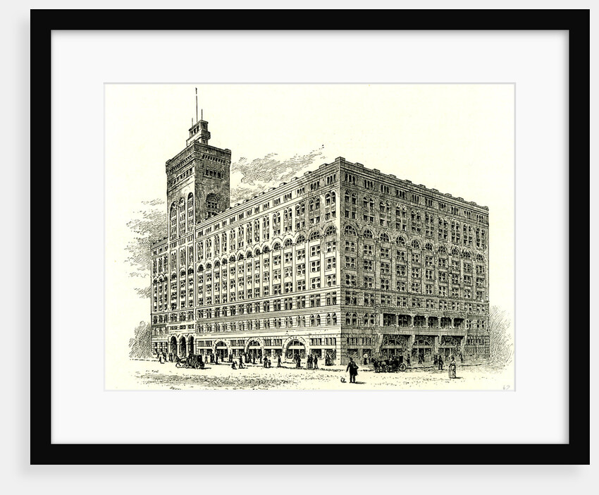 The Auditorium Building Chicago USA 1891 by Anonymous