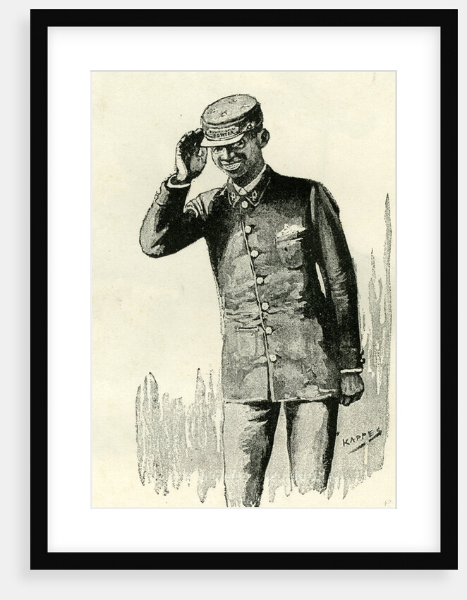 A Pullman Car Porter USA 1891 by Anonymous