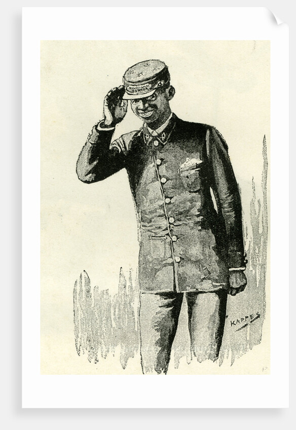 A Pullman Car Porter USA 1891 by Anonymous