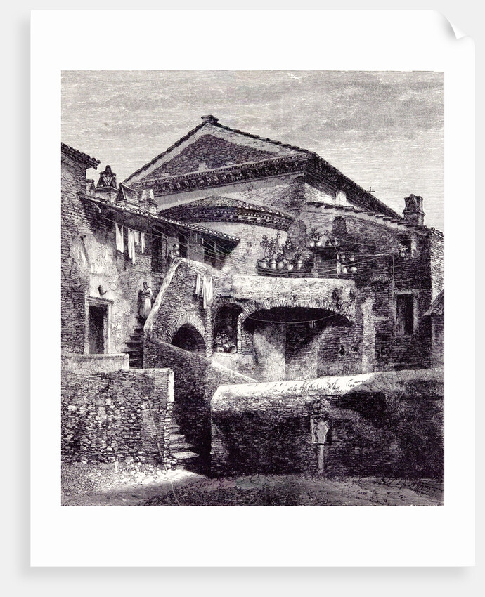 Rome Italy 1875 behind San Crispino by Anonymous