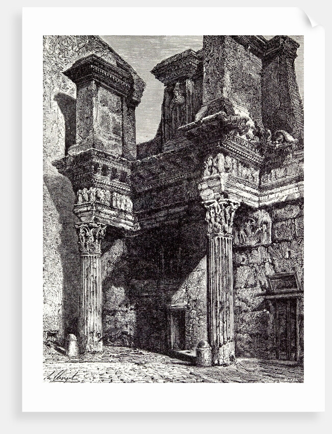 Rome Italy 1875 Forum Transitorium or Forum of Nerva by Anonymous