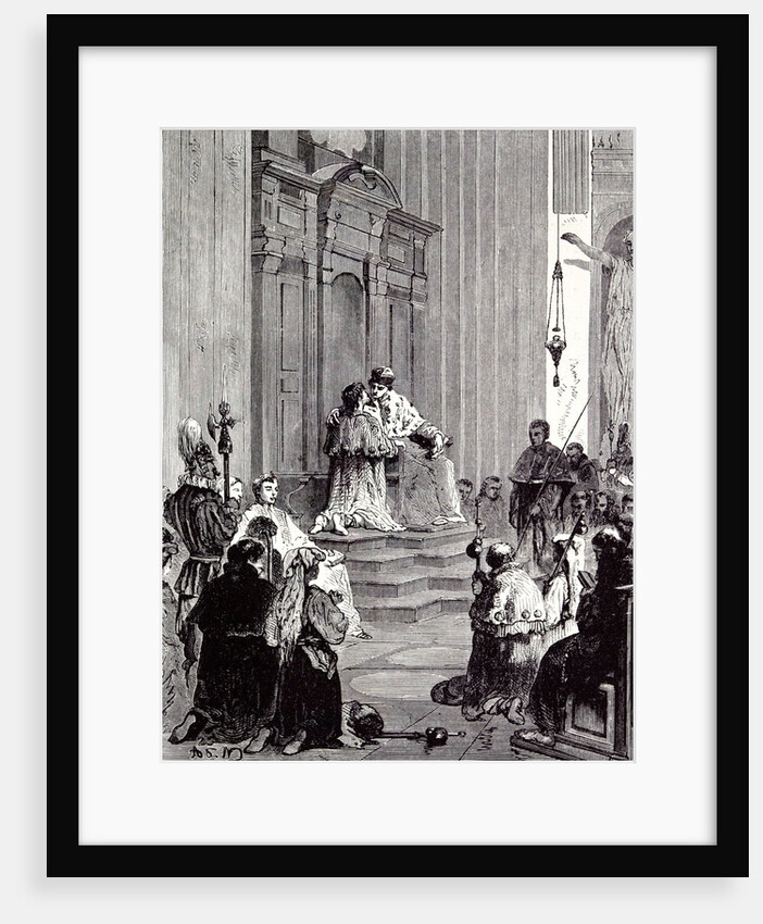 Rome Italy 1875 The Grand Penitentiary at St. Peter's by Anonymous