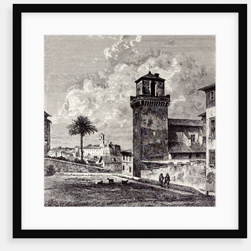 Rome Italy 1875 Piazza of San Pietro in Vincoli by Anonymous