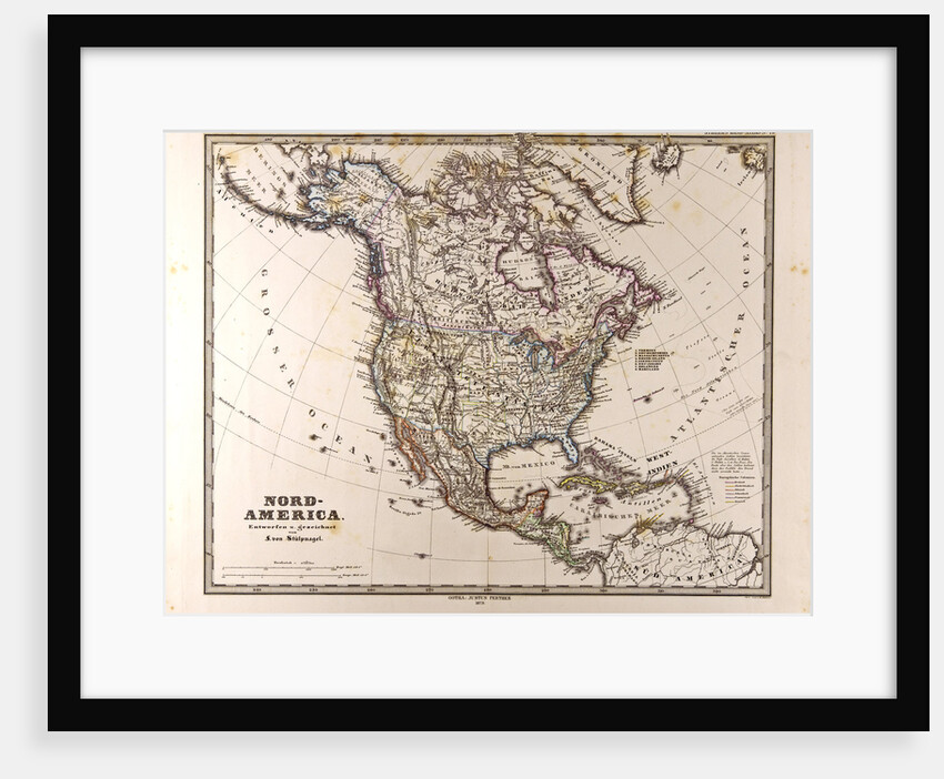 Map North America by Anonymous