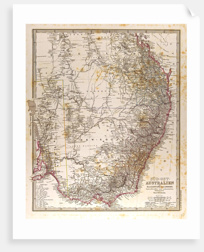 Australia Map by Anonymous