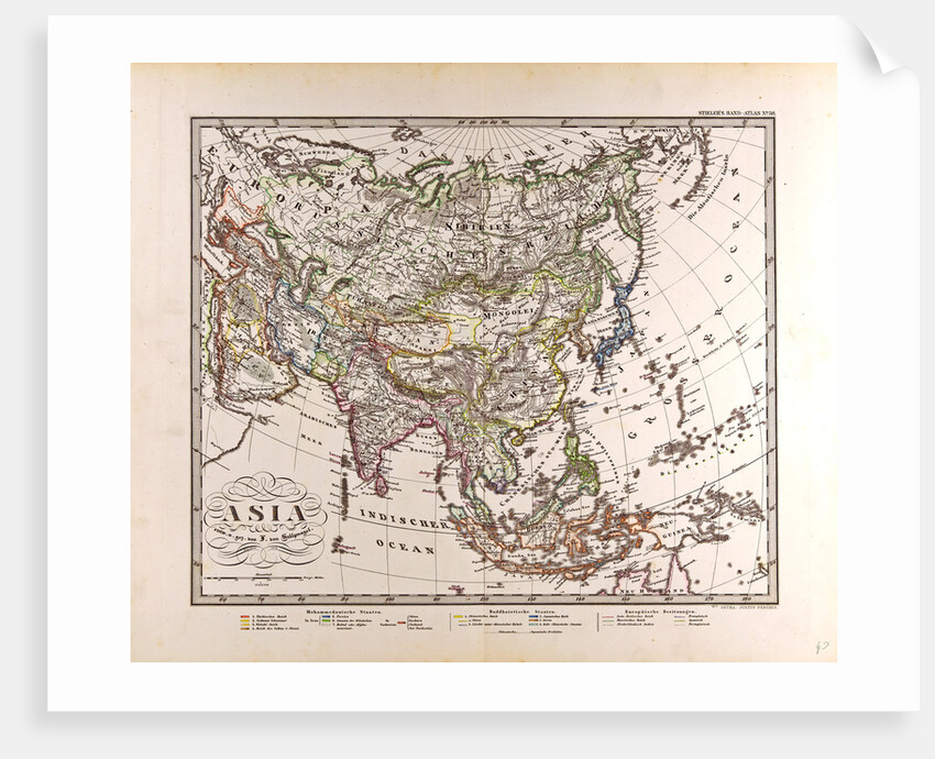 Asia Map by Anonymous