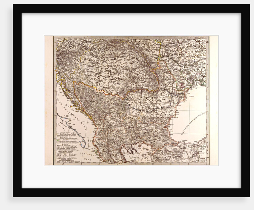 Eastern Europe Map by Anonymous