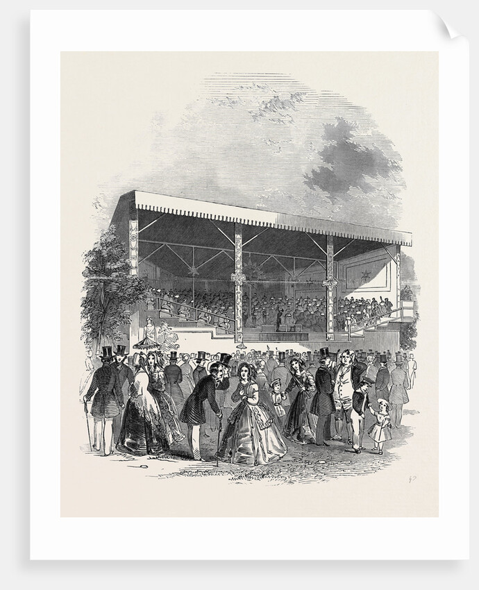 The Concert Monstre, at the Surrey Zoological Gardens, 1845 by Anonymous
