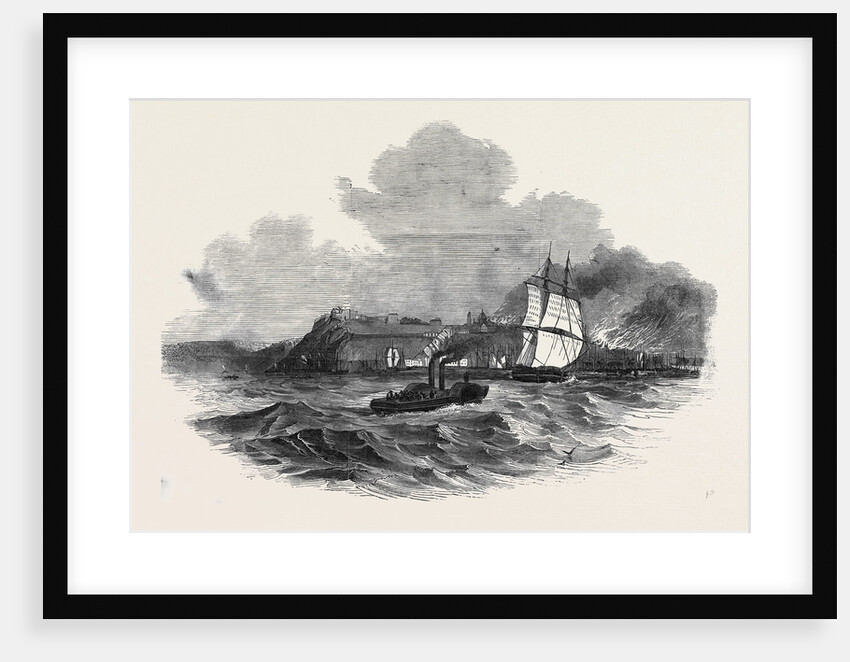 Burning of the City of Quebec by Anonymous