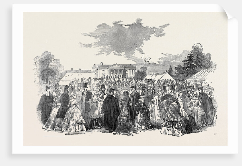 Horticultural Fete in the Grounds of Downing College, Cambridge by Anonymous