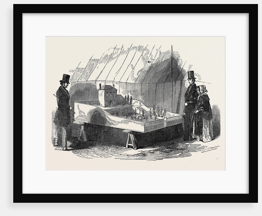 Model House and Garden, Horticultural Society. by Anonymous