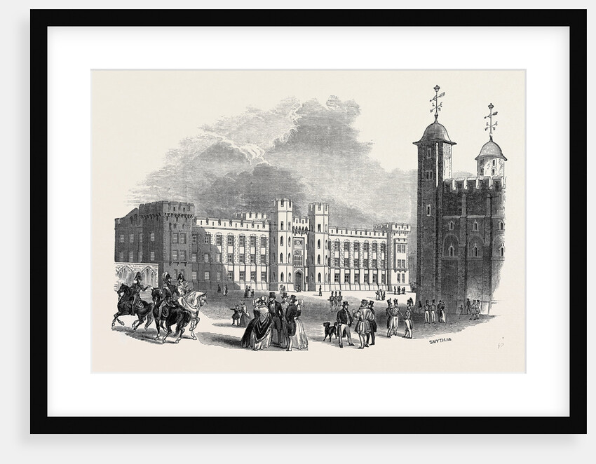 The Waterloo Barracks, from the Architect's Design, Great Britain by Anonymous