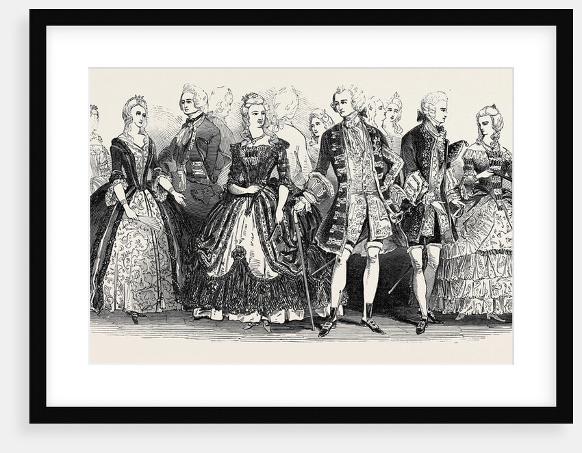 Her Majesty's Costume Ball; Baroness Brunow; Duchess of Kent; Viscount Sydney, Duke of Norfolk; Austrian Ambassadress by Anonymous