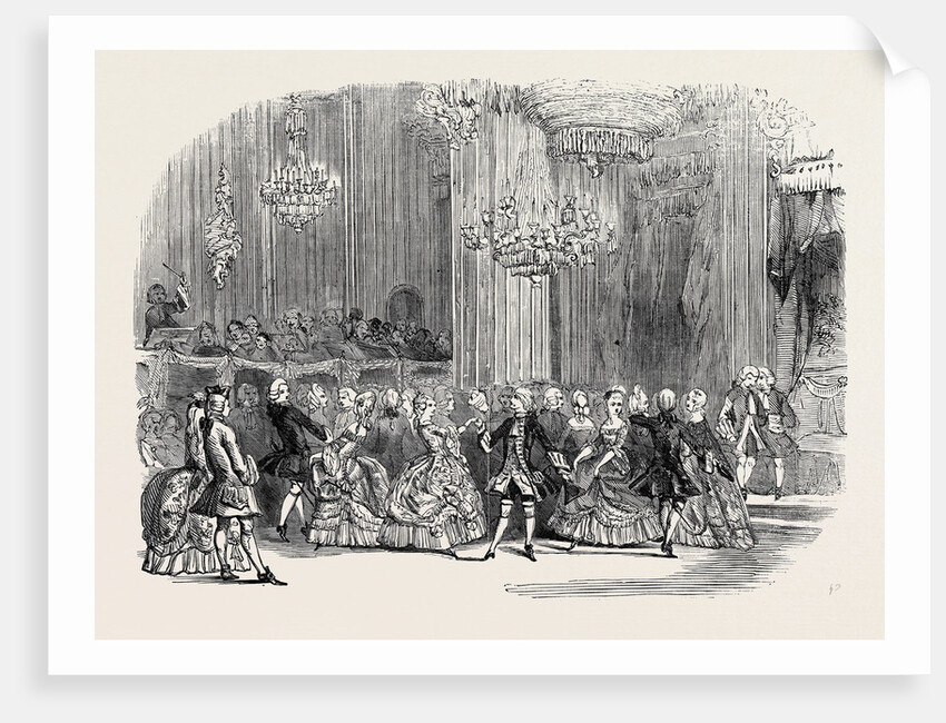 Her Majesty's Costume Ball, the Sir Roger De Coverley Dance, in the Picture Gallery by Anonymous