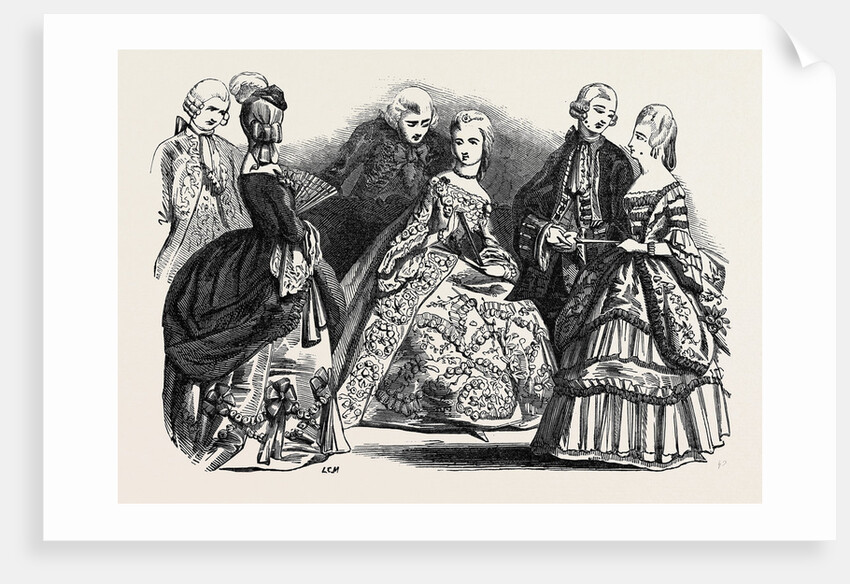 Her Majesty's Costume Ball, Duchess of St. Albans, Viscount Villiers, Duchess of Sutherland, Viscount Castlereagh, Lady Peel, Duke of St. Albans by Anonymous