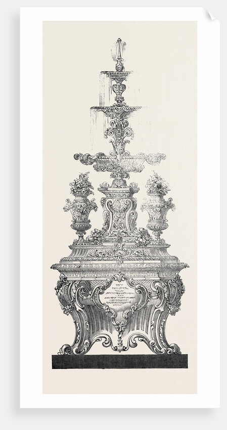 Splendid Silver Fountain, for the Pasha of Egypt, Mohammed Ali by Anonymous