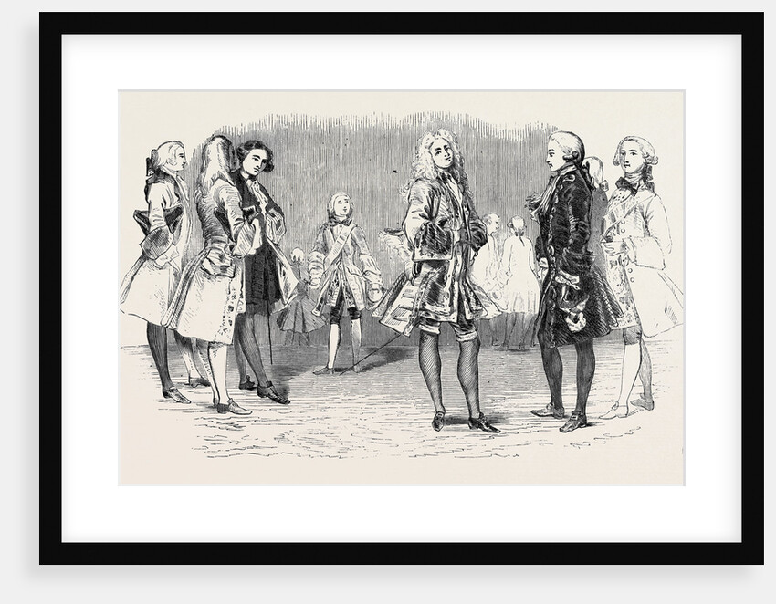 Costume of 1740 and 1750 by Anonymous