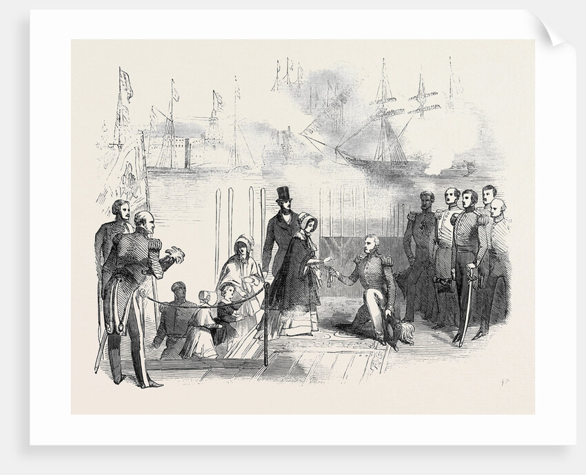 Her Majesty Receiving the Keys, at Portsmouth by Anonymous
