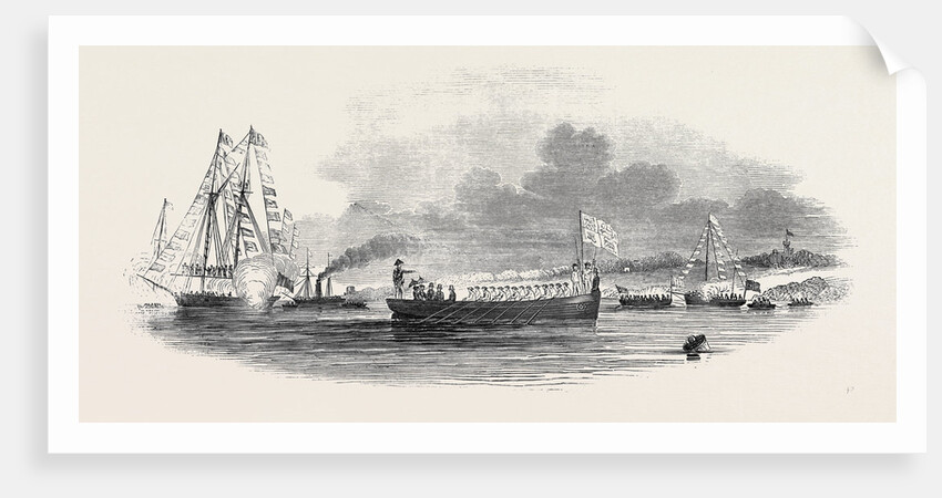 Her Majesty Landing at the Isle of Wight by Anonymous