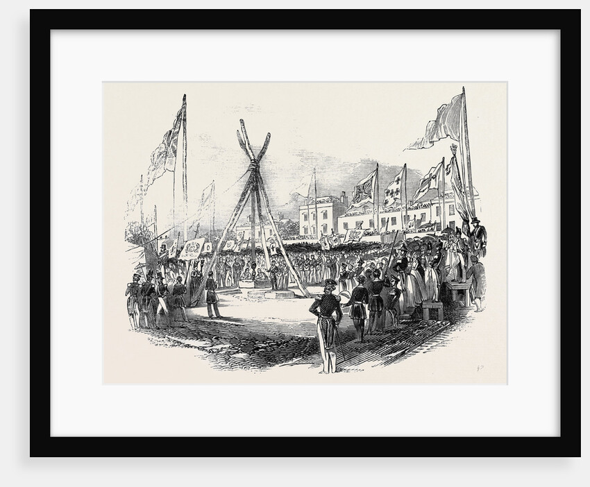 Laying the Foundation Stone of the Royal British Female Orphan Asylum, at Devonport by Anonymous