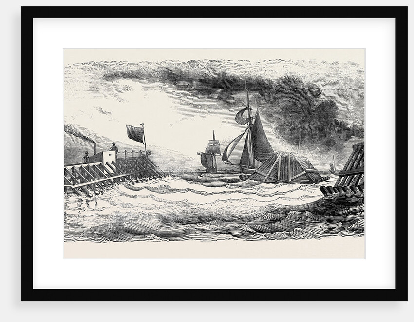 Capt. Tayler's Breakwater, Off Brighton by Anonymous