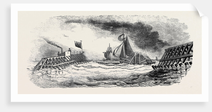 Capt. Tayler's Breakwater, Off Brighton by Anonymous