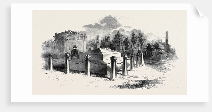 Tomb of His Late R.H. The Duke of Sussex, at Kensal-Green Cemetery by Anonymous