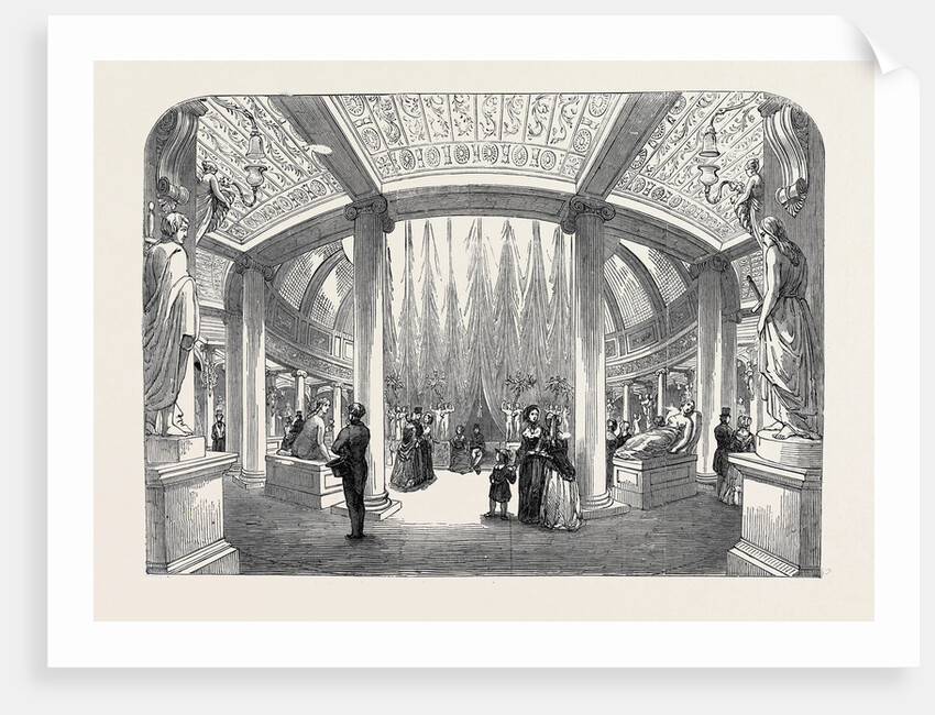 Reopening of the Colosseum in Regent's Park, London: The Glyptotheca, or Museum of Sculpture. by Anonymous