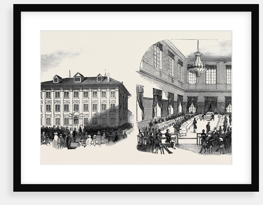 The Town Hall and the Swiss Diet, at Zurich by Anonymous