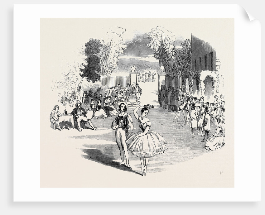 Scene from the Ballet of Robert and Bertrand, at Drury Lane Theatre by Anonymous