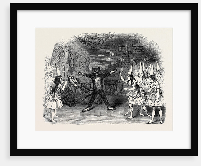 Scene from the Burlesque of Whittington and His Cat, at the Lyceum Theatre. by Anonymous