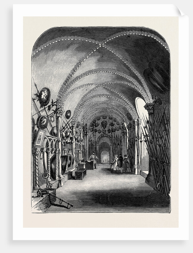 Easter Monday, the Elizabethan Armoury, Tower of London. by Anonymous