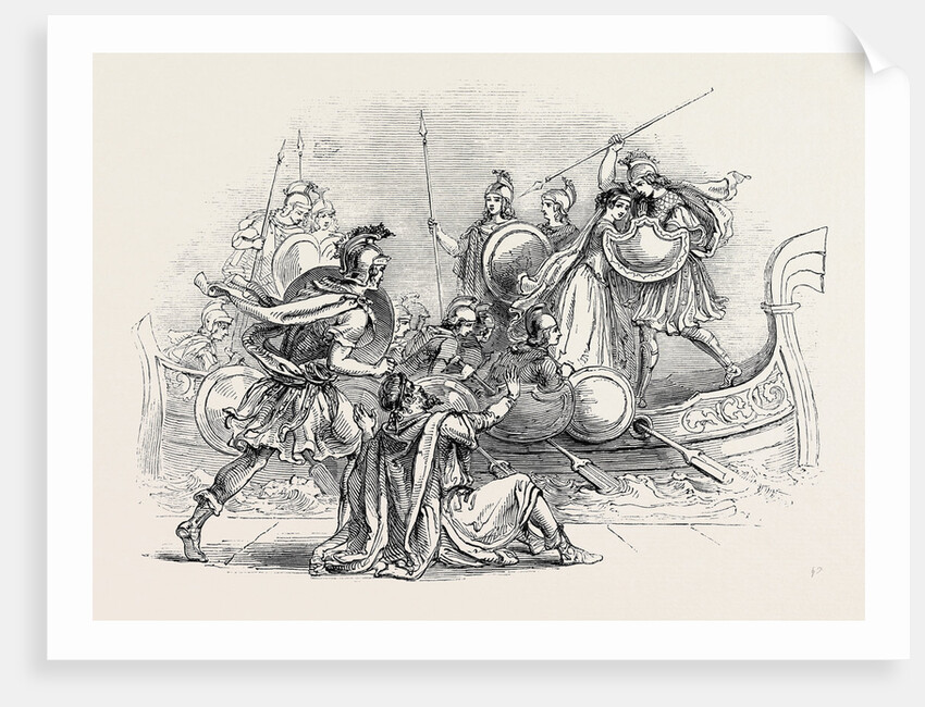 Scene from the Extravaganza of the Golden Fleece, at the Haymarket Theatre. by Anonymous