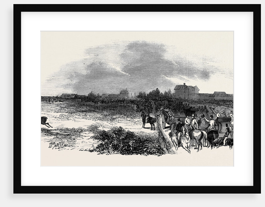 Easter Hunt with the Royal Stag Hounds, the Meet at Stoke Common by Anonymous