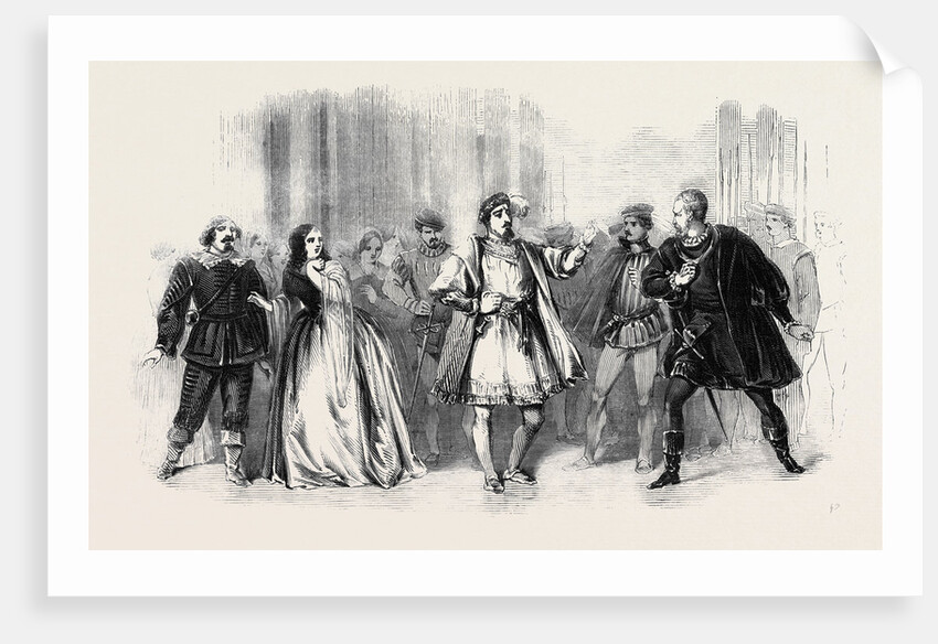 Scene from the Opera of Ernani, at Her Majesty's Theatre. by Anonymous