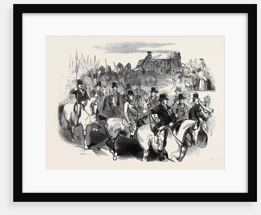 The Sheriff of Oxford's Javelin Men, Escorting the Judges of Assize. by Anonymous