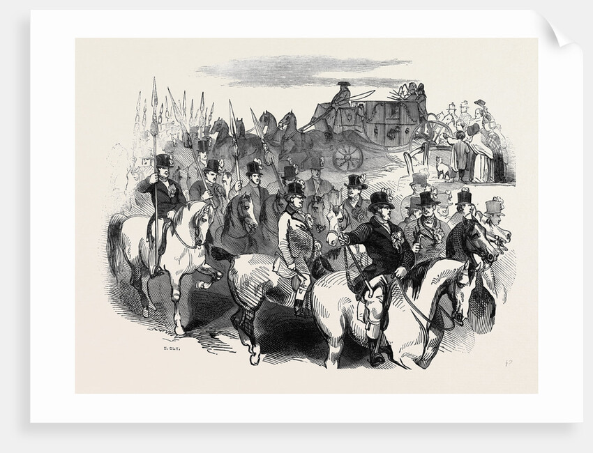 The Sheriff of Oxford's Javelin Men, Escorting the Judges of Assize. by Anonymous